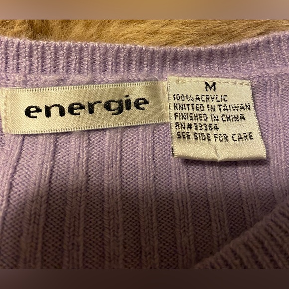 Energie lilac pullover sweater - Picture 5 of 5